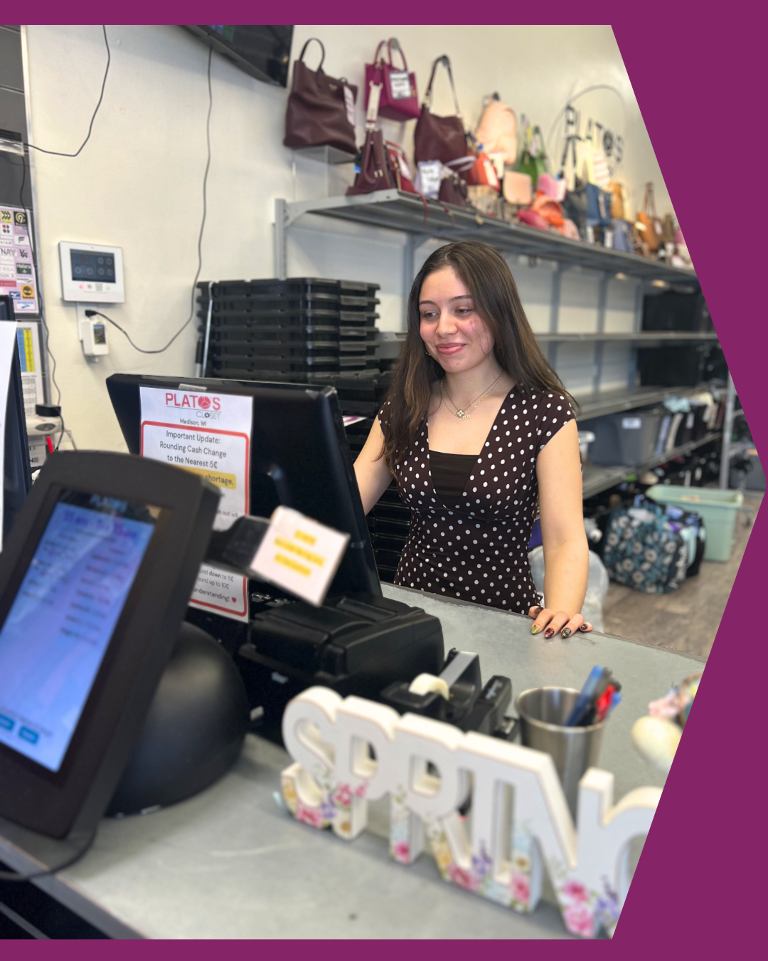 We'll enter it into our system